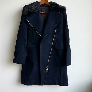 Club Monaco Wool Coat Navy